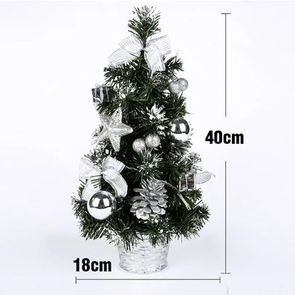 クリスマスツリー 卓上 LEDライト付き