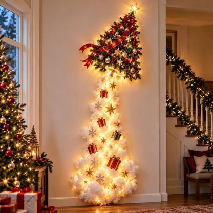 LEDクリスマスウォールデコ 魔法の光の道